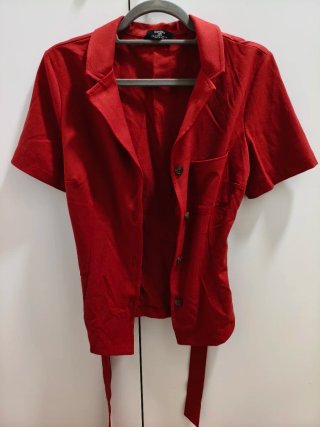 Camiseta Bershka Roja Talla M