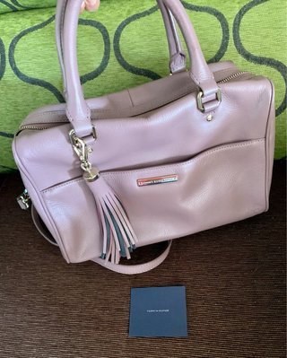 Bolso Tommy Hilfiger Lila de piel