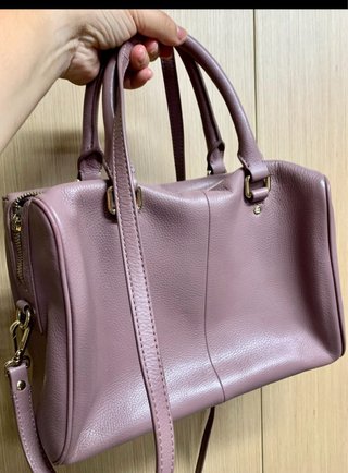 Bolso Tommy Hilfiger Lila de piel