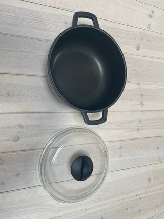 Cazuela con tapa de cristal