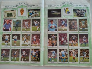 Álbum Fútbol 1984 1ª División Cromos Cano.