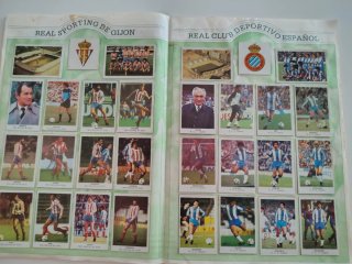Álbum Fútbol 1984 1ª División Cromos Cano.