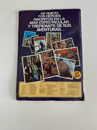 Álbum Cromos El Retorno del Jedi Star Wars