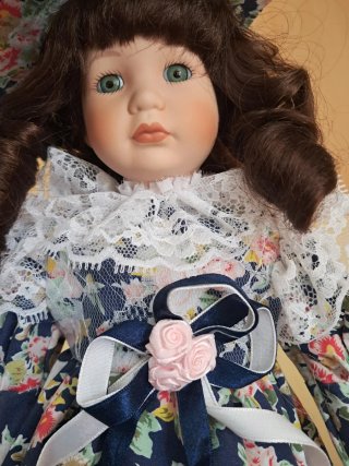 Bambola Porcellana da  collezione 40cm