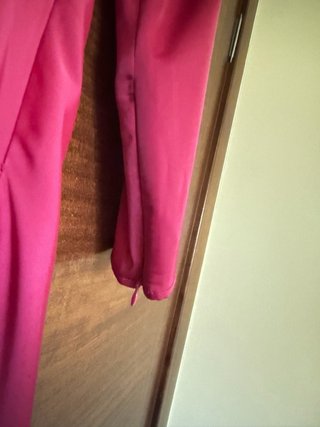 Vestido de fiesta rosa largo