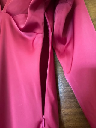 Vestido de fiesta rosa largo