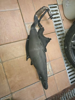 Escape por agua Piaggio Catalizado