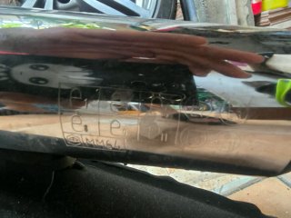 Escape por agua Piaggio Catalizado