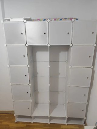 Armario modular piezas blanco