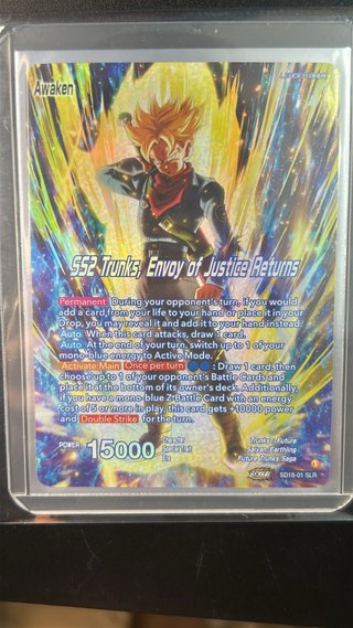 Carte Dragon Ball Super SS2 Trunks 15000