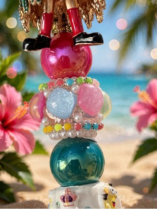 Bolígrafo artesanal Minion Hawaiano