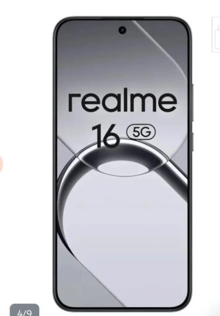 Móvil Realme 16 5G Negro