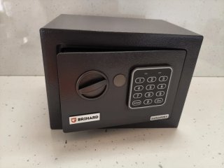 Caja Fuerte BRIHARD Negra y Gris