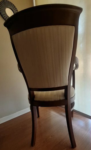 Butaca de salón tapizada