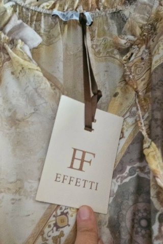 Abito Effetti chiffon leggero taglia unica