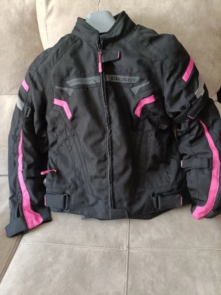Chaqueta Moto Mujer Bela Highland Rosa