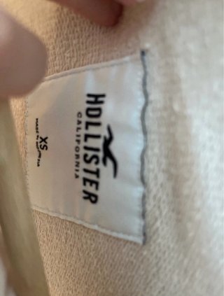 Sudadera Hollister Beige
