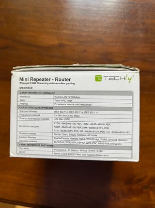 Techly Mini Repeater Router Wireless N 300