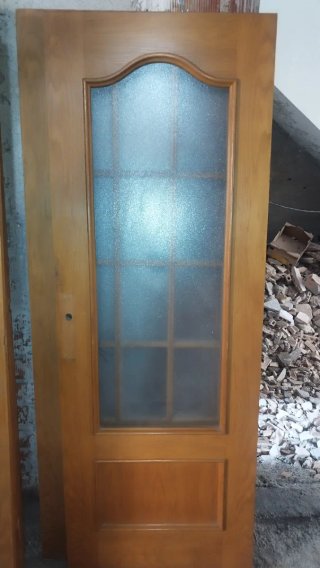 8 Puertas Madera con Cristal