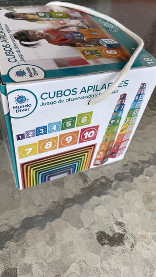 Juego Cubos Apilables Mundo Diver