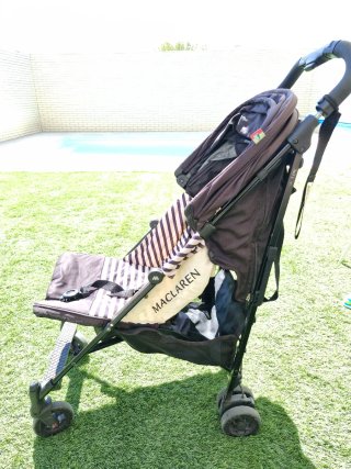 Carrito Maclaren Quest Arc Railroad Stripe