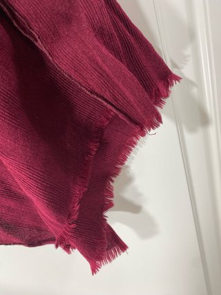 Sciapa uomo 100% seta made in Italy Bordeaux