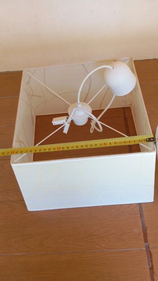 2 Lámparas de salón beige