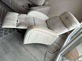 Sillón reclinable masaje y calor blanco