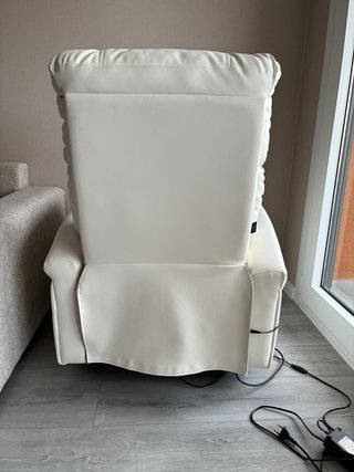 Sillón reclinable masaje y calor blanco