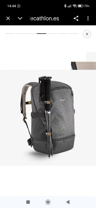 Mochila Quechua NH500 Arpenaz Gris