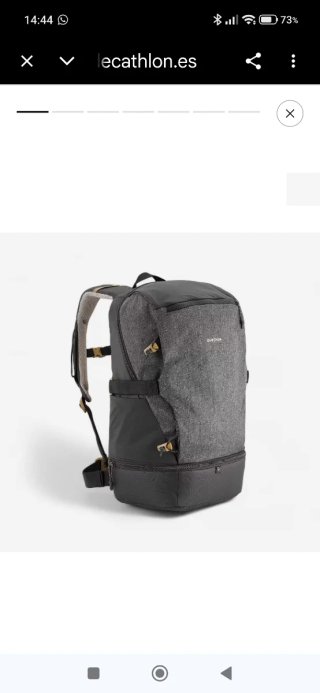 Mochila Quechua NH500 Arpenaz Gris
