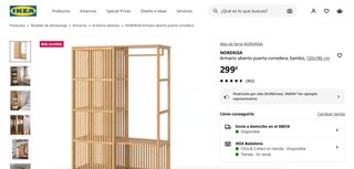 Armario IKEA NORDKISA Bambú