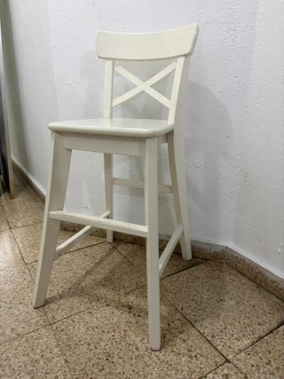 Silla alta niños madera INGOLF IKEA