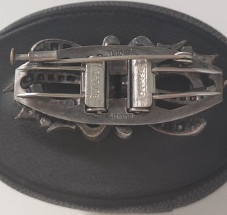 Broche Duette Art Decó Francés Convertible