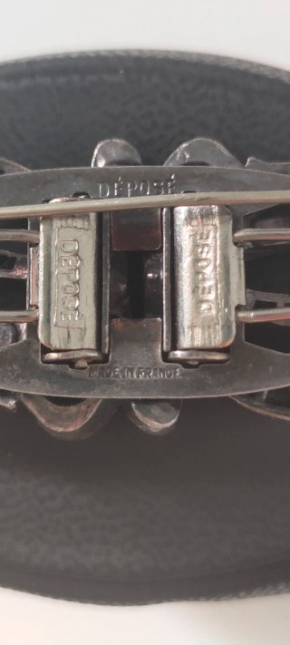 Broche Duette Art Decó Francés Convertible
