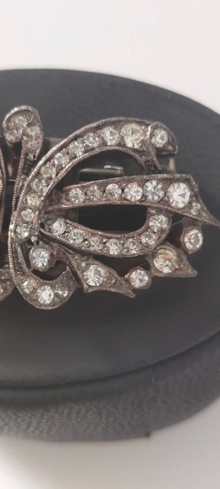 Broche Duette Art Decó Francés Convertible