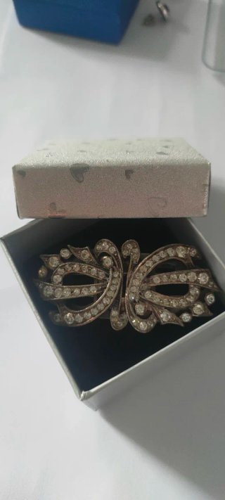 Broche Duette Art Decó Francés Convertible