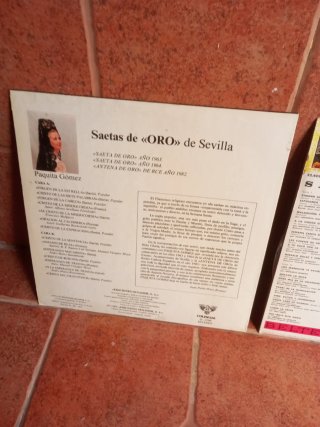 Vinilos Saetas de Oro de Sevilla
