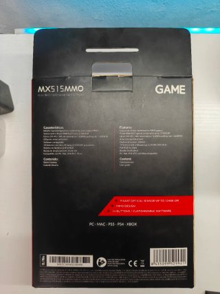 Ratón Gaming GAME MX515MMO RGB MMO