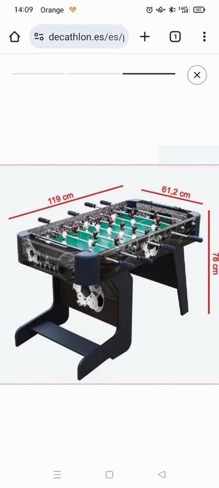 Futbolín espectacular