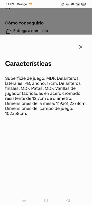 Futbolín espectacular