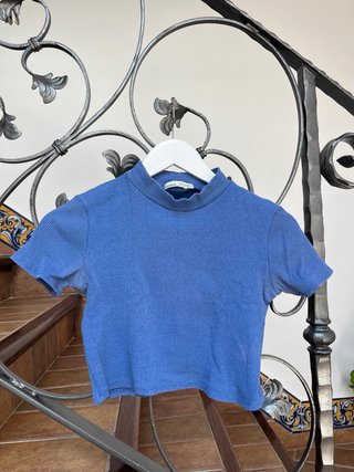 Top Verano Pull&Bear Azul Talla XS