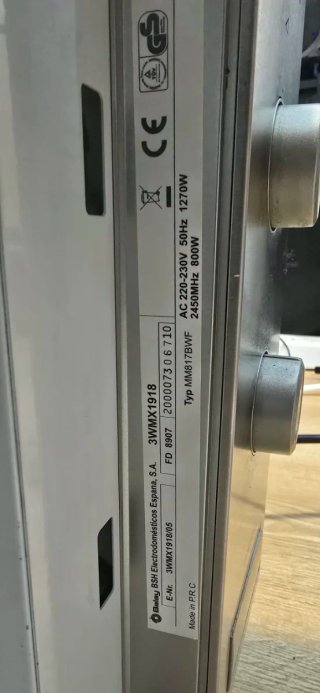 Microondas incorporable Balay 3WMX1918