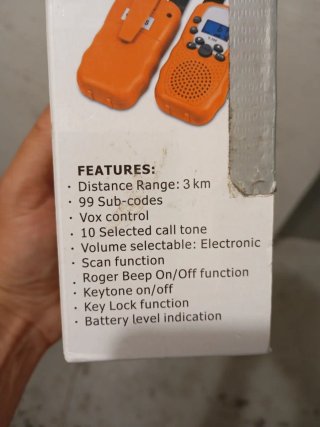 3 Walkie Talkies Camuflaje T-388