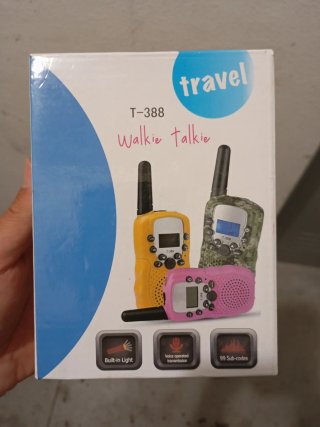 3 Walkie Talkies Camuflaje T-388
