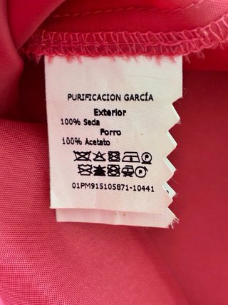 Vestido Seda Fiesta Purificación García T.38