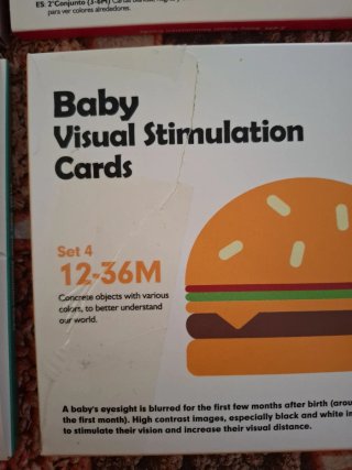Tarjetas Estimulación Visual Bebé (0-36M)