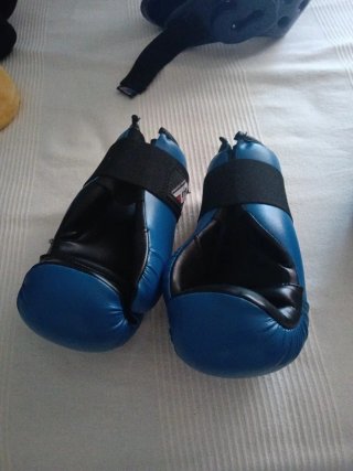 Casco Taekwondo IKARA Azul