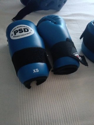 Casco Taekwondo IKARA Azul