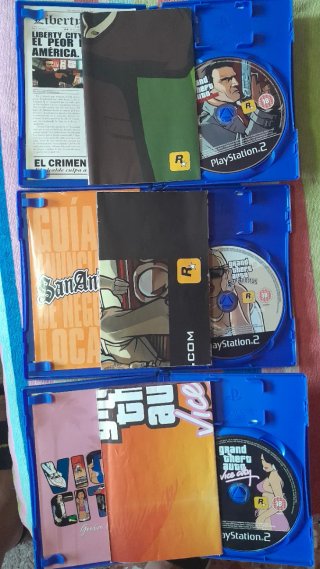 Lote GTA PS2 (Liberty City, Vice City, San Andreas